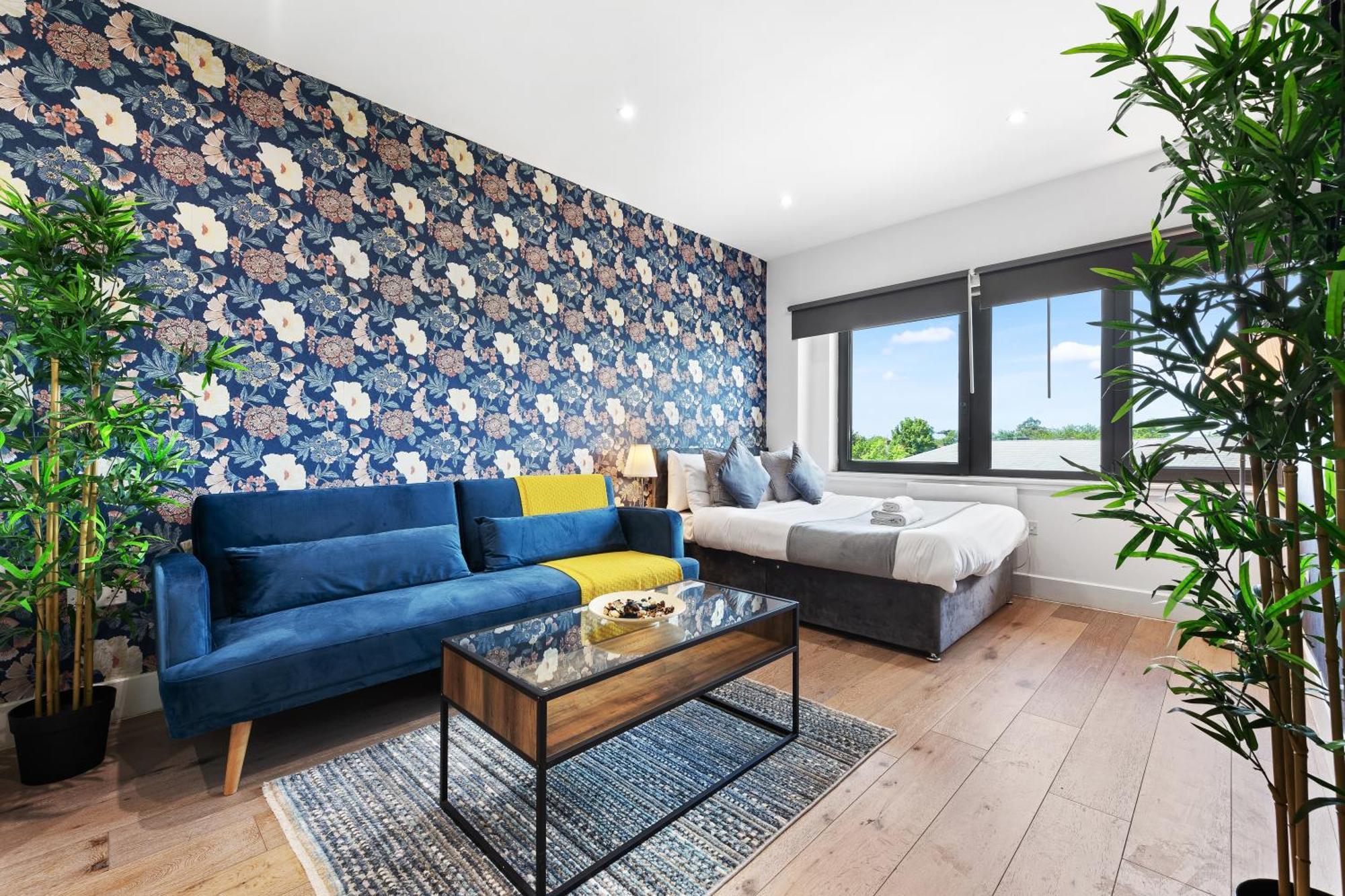 Modern One Bedroom Flat - Sleeps 5 -Near Heathrow - London Ub3 Londres Exterior foto
